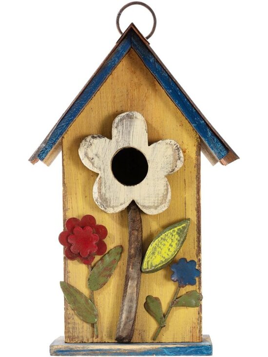 Other - Bird Houses for Outside, 10.2" H Hanging Bird House for Outdoor Patio Garden Dec
